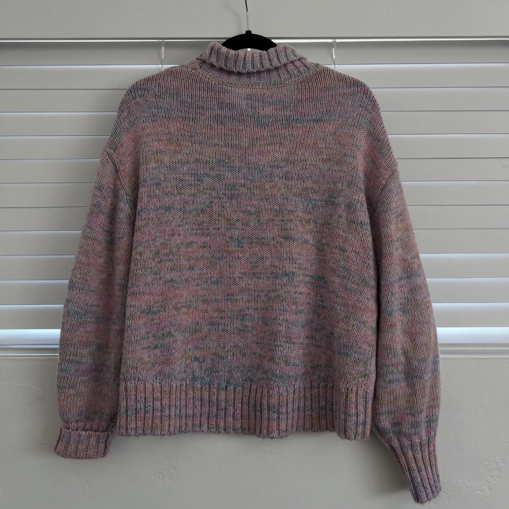 GAP Multicolor Turtleneck Sweater - image 7